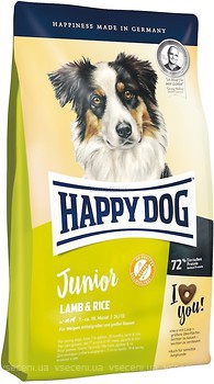 Фото Happy Dog Junior Lamb & Rice 4 кг