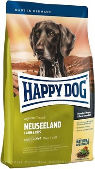 Фото Happy Dog Supreme Sensible Neuseeland Lamm & Reis 12.5 кг