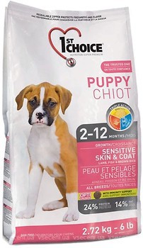 Фото 1st Choice Puppy Sensitive Skin & Coat 2.72 кг