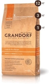 Фото Grandorf Sensitive Care Holistic Lamb & Rice Junior 1 кг