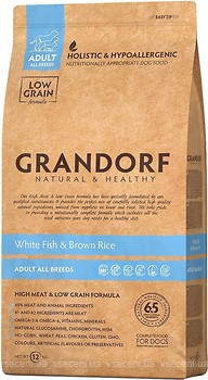 Фото Grandorf Sensitive Care Holistic All Breeds White Fish & Rice 12 кг