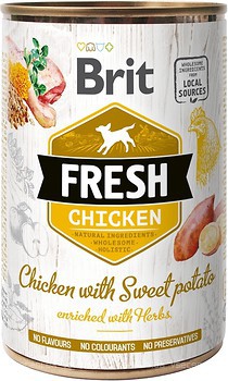 Фото Brit Fresh Fresh Chicken With Sweet Potato 3x400 г