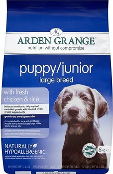 Фото Arden Grange Puppy Junior Large Breed Chicken and Rice 6 кг