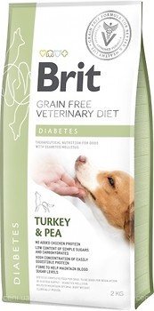 Фото Brit Grain Free Veterinary Diet Diabetes Turkey & Pea 2 кг