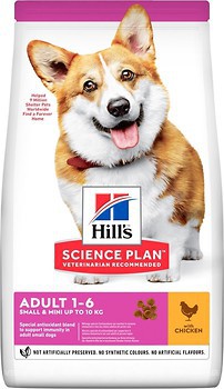 Фото Hill's Science Plan Small & Mini Adult with Chicken 3 кг