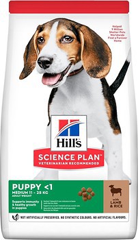 Фото Hill's Science Plan Puppy Healthy Development Medium Lamb & Rice 14 кг