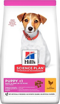 Фото Hill's Science Plan Small & Mini Puppy Food Chicken 1.5 кг