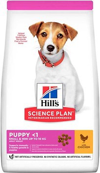 Фото Hill's Science Plan Small & Mini Puppy Food Chicken 3 кг