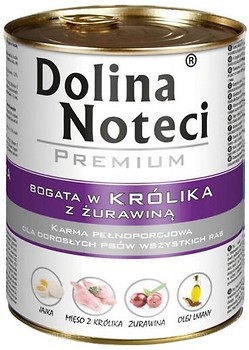 Фото Dolina Noteci Premium Dog with rabbit and cranberry 800 г