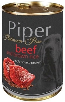 Фото Dolina Noteci Piper Dog Platinum with beef and brown rice 400 г