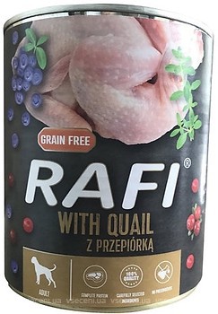 Фото Dolina Noteci Rafi Dog with quail, blueberry and cranberry 400 г