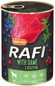 Фото Dolina Noteci Rafi Dog with game, blueberry and cranberry 800 г