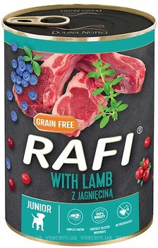 Фото Dolina Noteci Rafi Dog with lamb, blueberry and cranberry 500 г