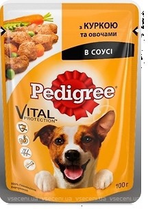 Фото Pedigree Adult Chicken & Vegetables in Sauce 100 г