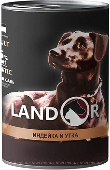 Фото Landor Adult All Breed Turkey and Duck 400 г