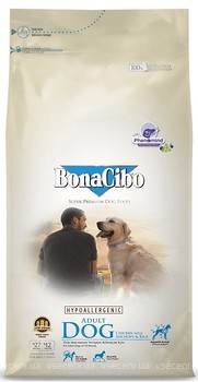 Фото BonaCibo Adult Dog Chicken and Rice with Anchovy 15 кг (BC405765)