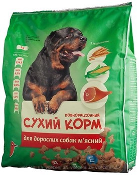 Фото Ашан Сухий корм для дорослих собак м'ясний 12 кг