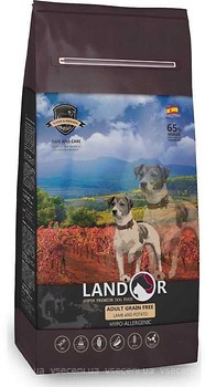 Фото Landor Adult Grain Free Lamb and Potato 15 кг