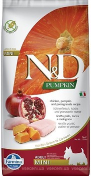 Фото Farmina N&D Adult Mini Pumpkin Chicken and Pomegranate 7 кг