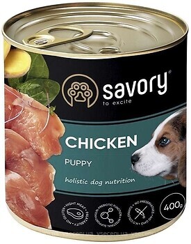 Фото Savory Puppy Chicken 400 г (30556)