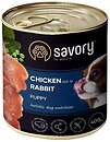 Фото Savory Puppy Chicken Rabbit 400 г (30587)