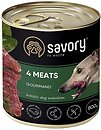 Фото Savory Dog Gourmand 4 meats 800 г (30402)