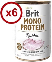 Фото Brit Mono Protein Rabbit 6x400 г