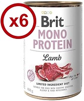 Фото Brit Mono Protein Lamb 6x400 г
