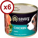 Фото Savory Puppy Chicken 6x200 г (30549)