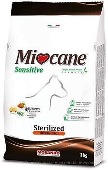 Фото Morando Miocane Adult Sensitive Monoprotein Sterilized Turkey 3 кг