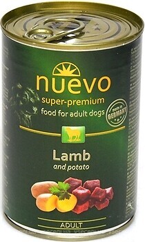 Фото Nuevo Dog Adult Lamb and Potato 400 г