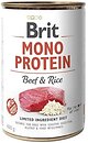 Фото Brit Mono Protein Beef & Rice 6x400 г