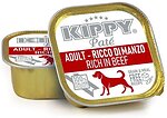 Фото Kippy Adult Dog Pate Beef 150 г (8015912511553)