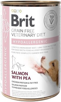 Фото Brit Grain Free Veterinary Diet Hypoallergenic Salmon & Pea 6x400 г