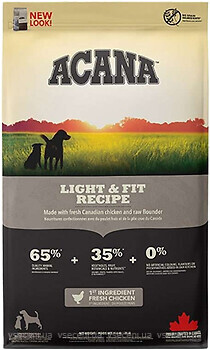 Фото Acana Light & Fit Recipe 2 кг