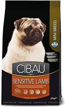 Фото Farmina Cibau Mini Breed Sensitive Lamb 2.5 кг