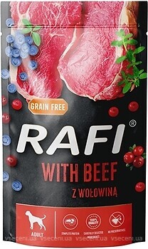 Фото Dolina Noteci Rafi Dog with beef, blueberry and cranberry 500 г