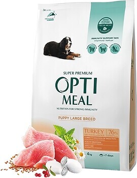 Фото Optimeal Puppy Large Breed 4 кг