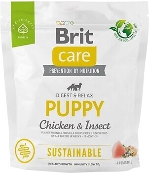 Фото Brit Care Sustainable Puppy Chicken & Insect 1 кг