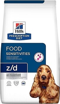 Фото Hill's Prescription Diet Canine z/d Sensitive 3 кг