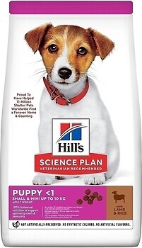 Фото Hill's Science Plan Small & Mini Puppy Lamb & Rice 300 г