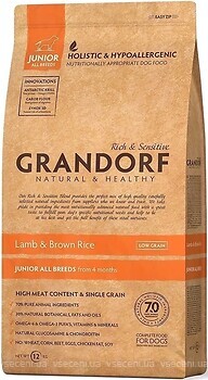 Фото Grandorf Junior All Breeds Lamb & Brown Rice 10 кг