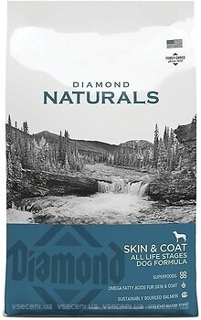 Фото Diamond Naturals All Life Stages Dog Skin and Coat Salmon & Potato 15 кг