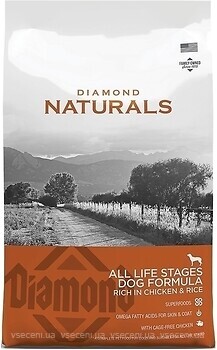 Фото Diamond Naturals All Life Stages Dog Skin and Coat Chicken & Rice 2 кг