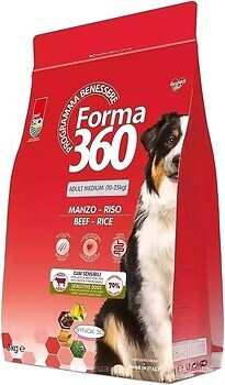 Фото Pet360 Forma 360 Medium Beef & Rice 3 кг