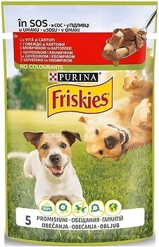 Фото Friskies Adult С говядиной и картофелем 100 г