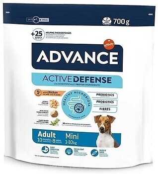 Фото Advance Dog Mini Adult Chicken & Rice 700 г