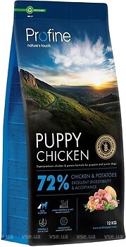 Фото Profine Puppy Chicken & Potatoes 12 кг