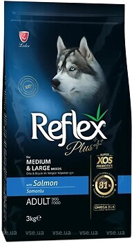 Фото Reflex Plus Medium & Large Breeds Salmon 3 кг