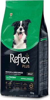 Фото Reflex Plus Medium & Large Breeds Chicken 12 кг